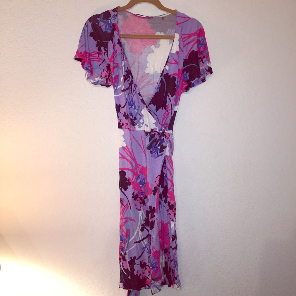 Robert Graham Eve Floral Wrap Dress